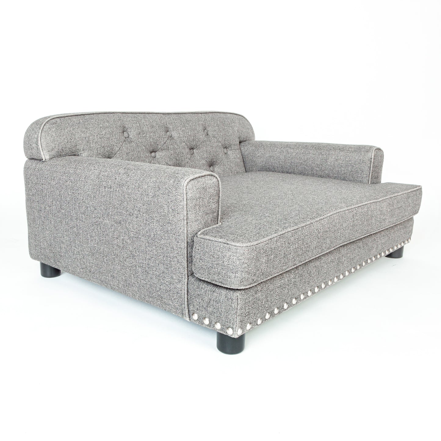 Upholstered Kids' Sofa- Tufted, Washable, Performance Fabrics