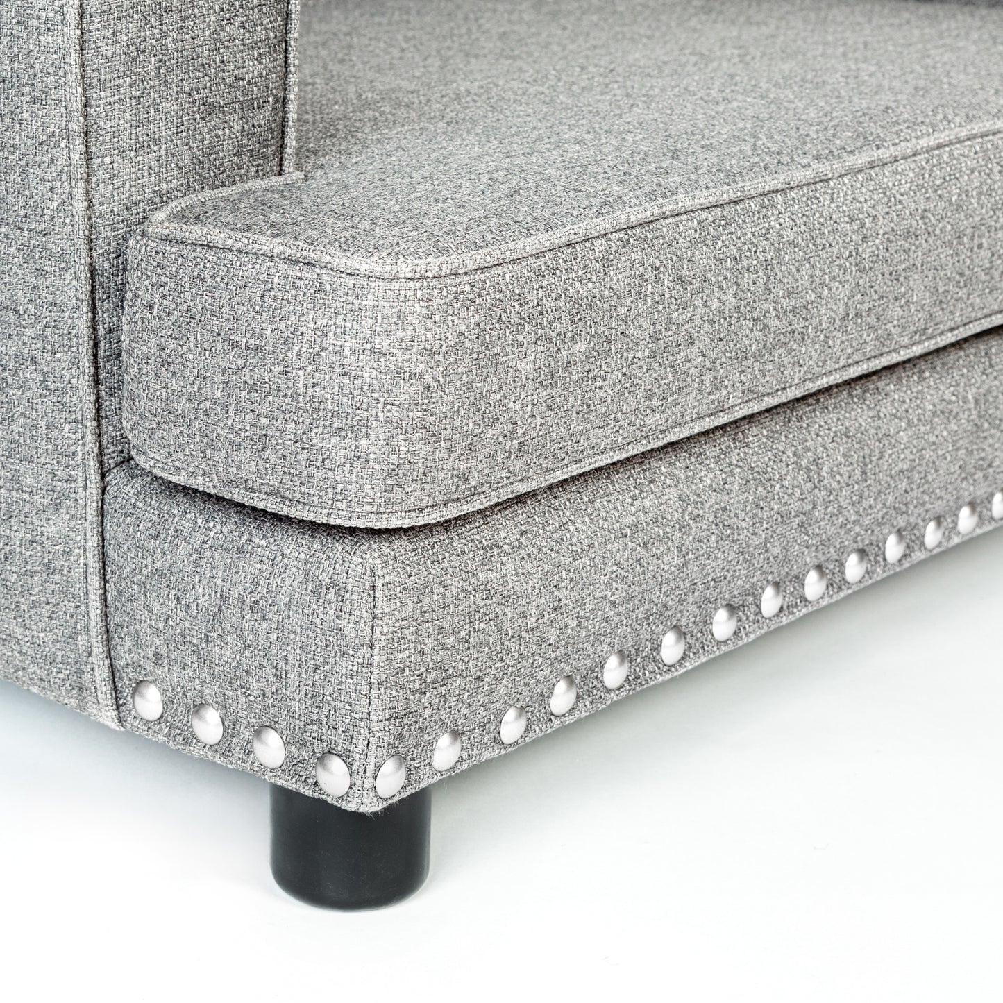 Upholstered Kids' Sofa- Tufted, Washable, Performance Fabrics